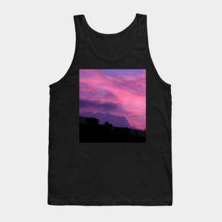 Colorful Sunset Sunrise Sky Countryside Landscape Tank Top